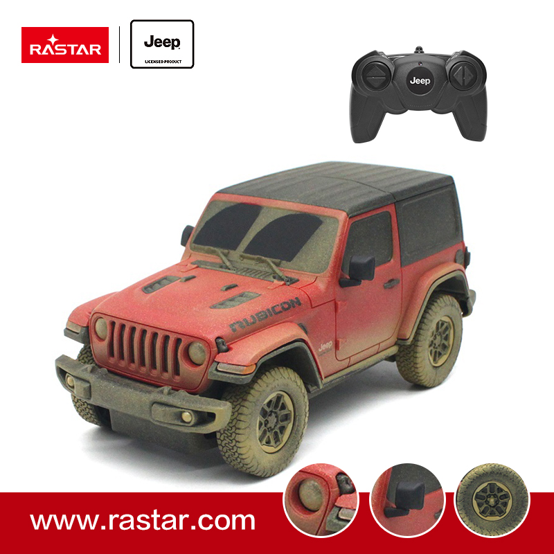 RASTAR R/C 1:24 JEEP Wrangler Rubicon-Muddy version