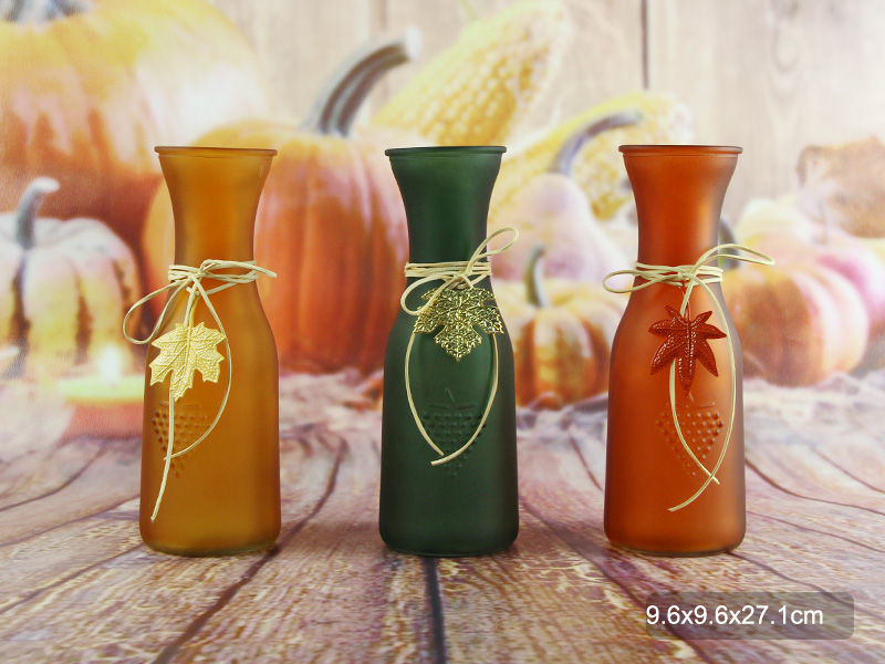 Harvest glass vase
