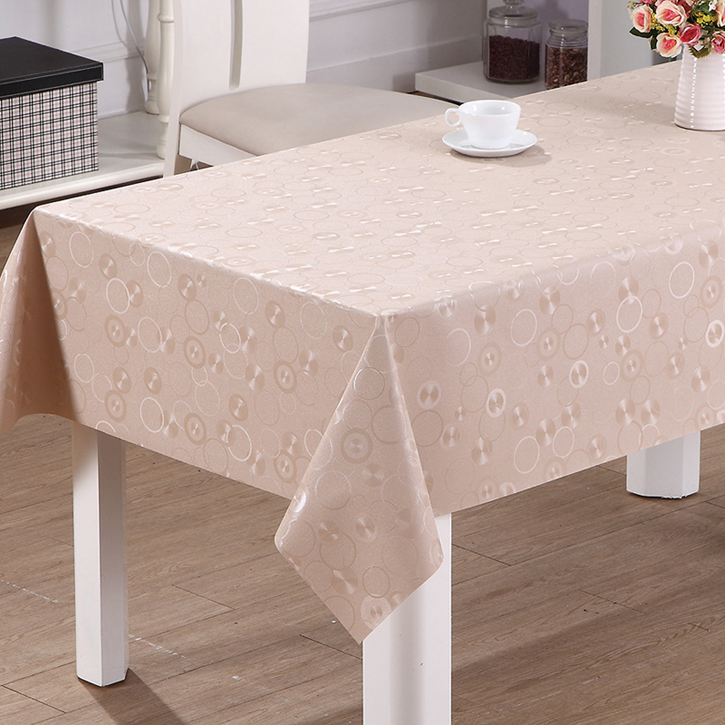 Pearlescent Table Cloth with polyester backing