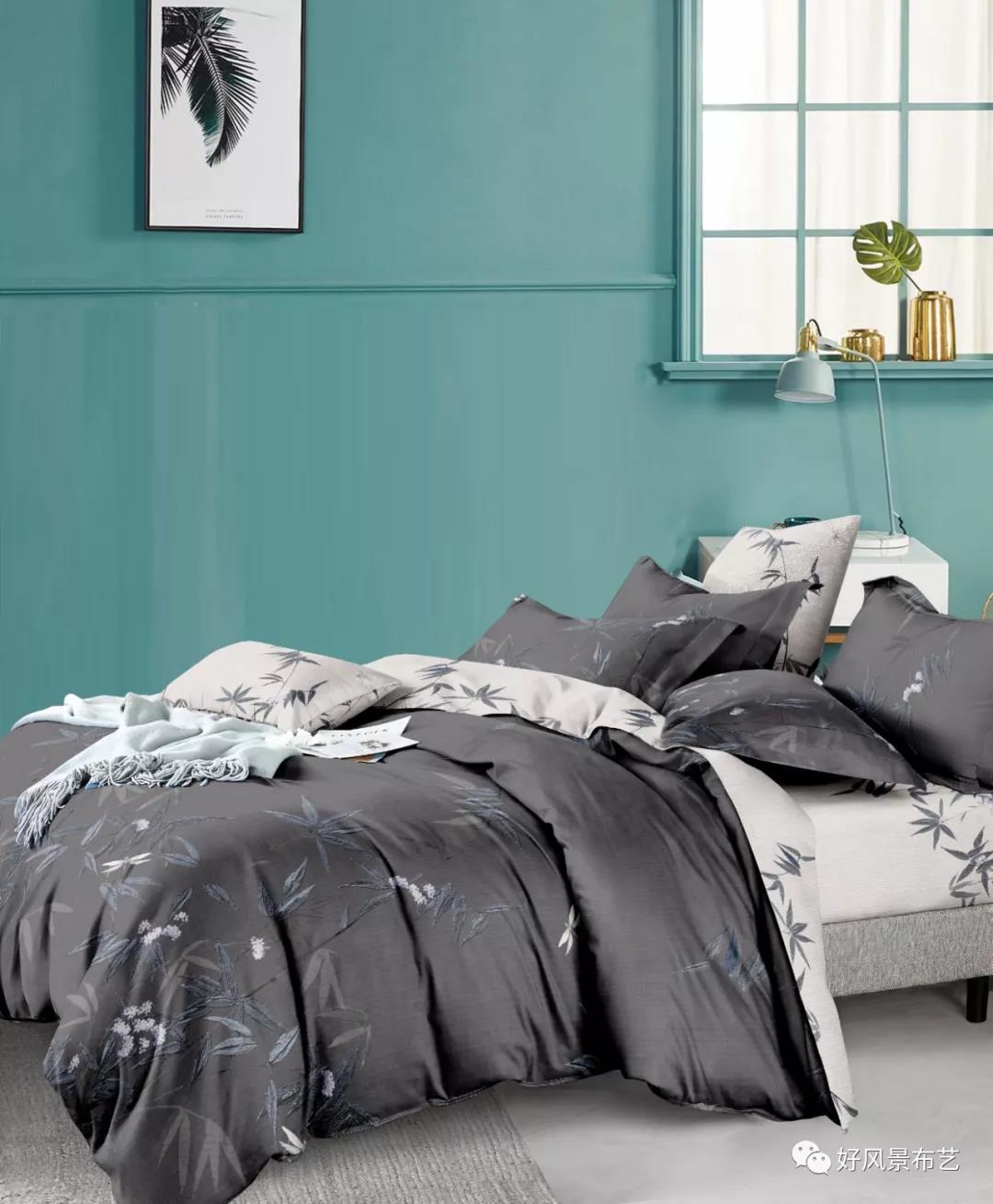 High Quality 100% Polyester Solid Printed 3pcs Printed Microfiber Comforter