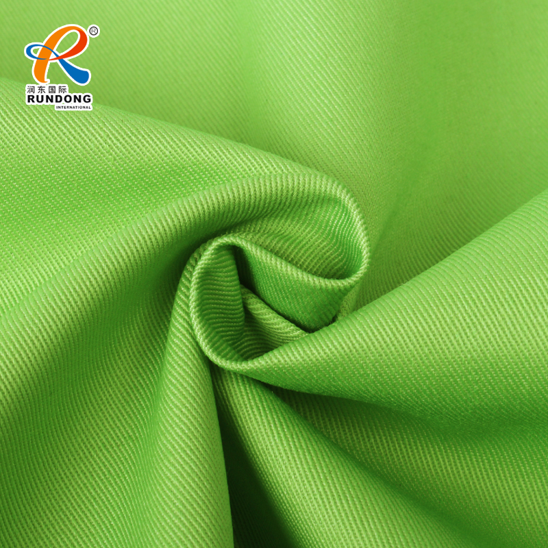 Factory sales promotion textile 100% polyester garberdine apron twill fabrics