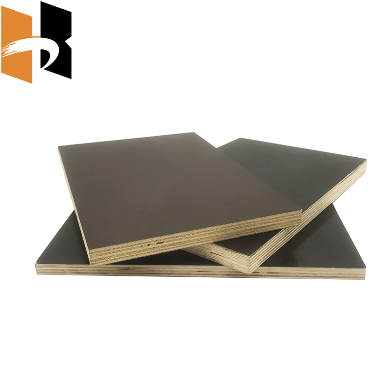 18mm Hardwood Eucalyptus Core Black Brown Film Faced Plywood For Construction