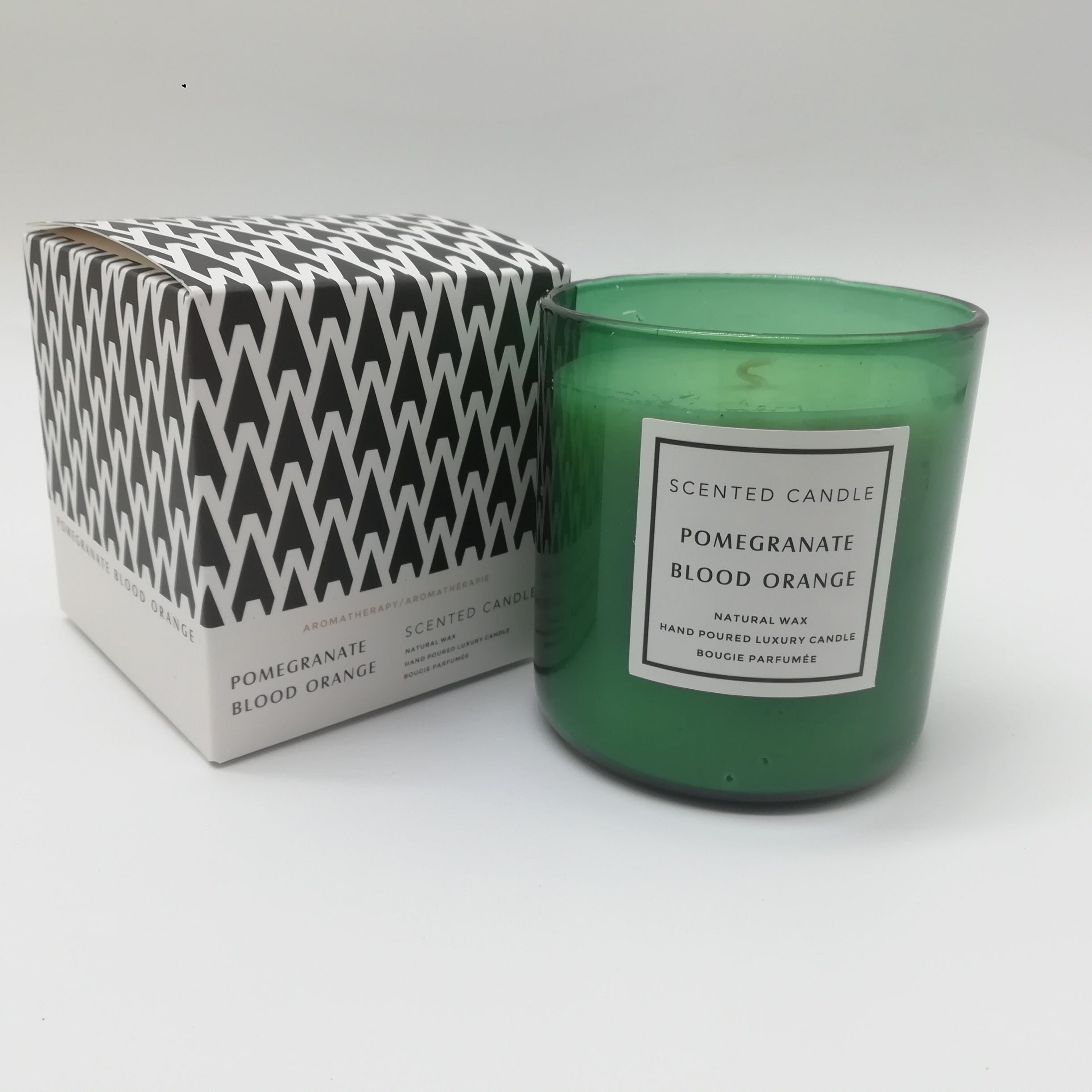 Private label soy wax scented candles with box