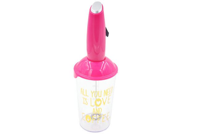 Milk Frother, Handheld Foam Maker, Milk Foamer, Foamer Maker for Coffee Mixer, Milk Frother with bottle
