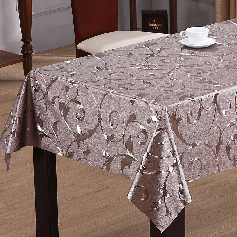 Metallic Table Cloth with backing