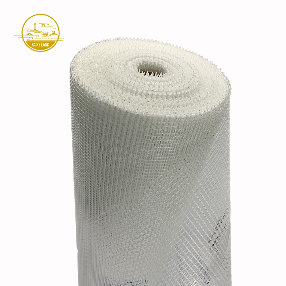 5*5mm 65g stone reinforcement fiberglass mesh white Plain Woven Fiberglass Mesh