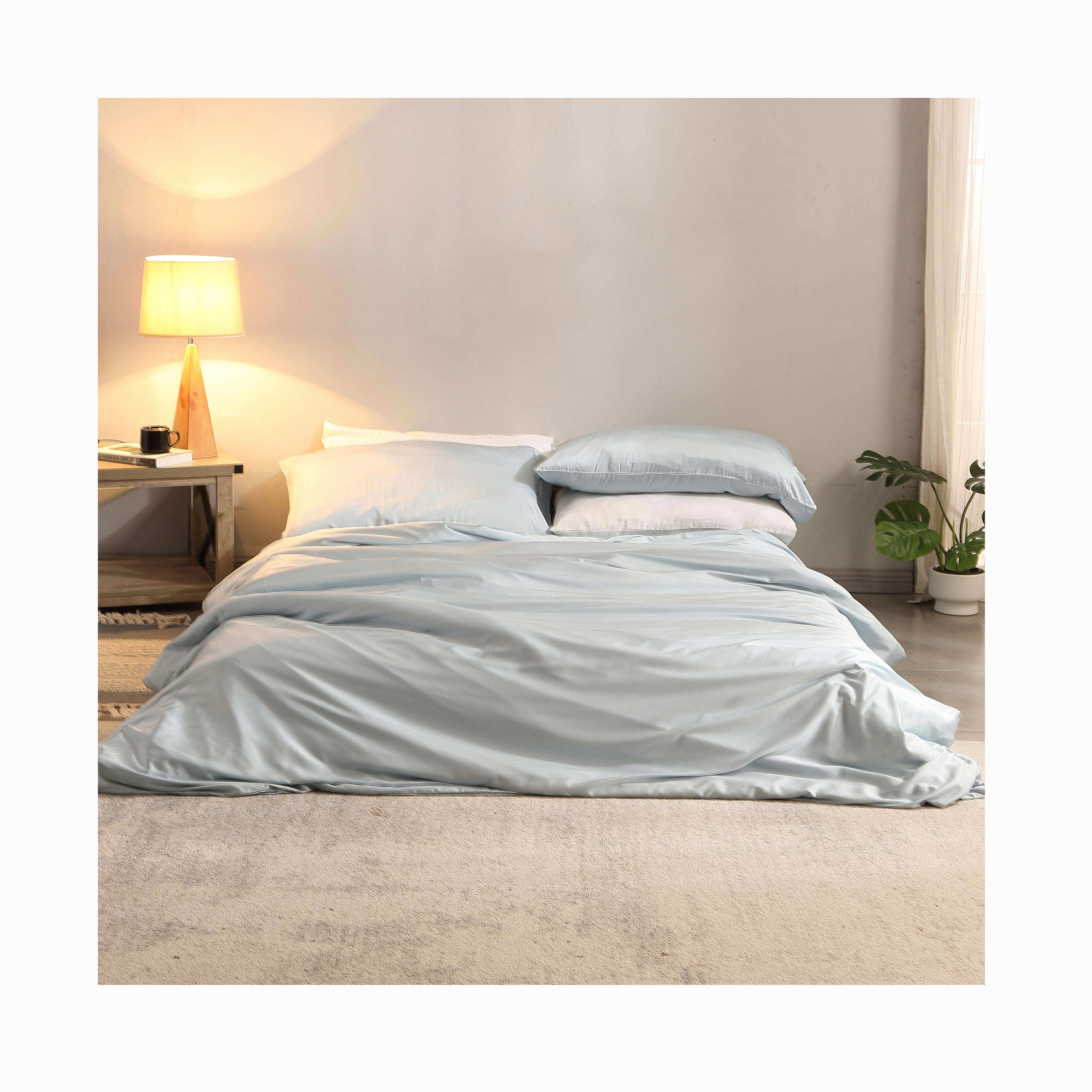 High Quality Queen New Design Bed Sheet Bedding Set King Size tencel lyocell sheet set