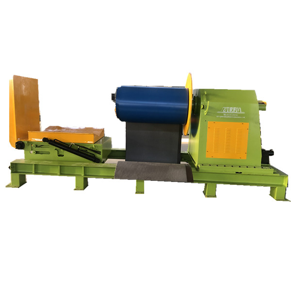 ZTRFM Muti-function hydraulic decoiler with loading car with turnover 5 10tons decoiler machine