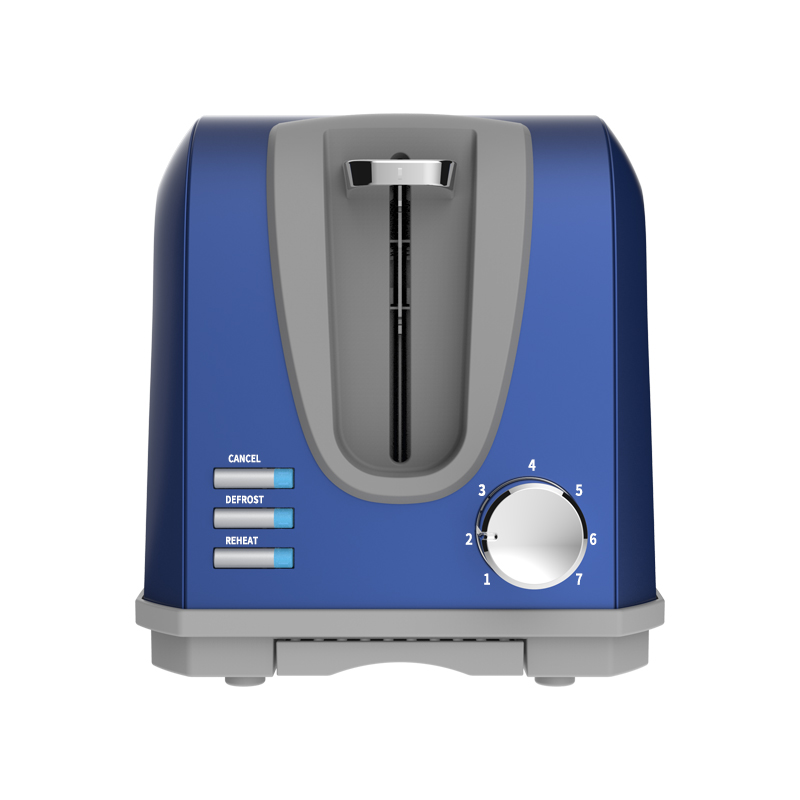 2 slice painting royablblue metallic color based on metal deluxe toaster