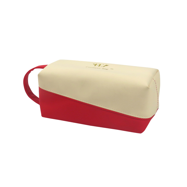 Two Color PU Fashion cosmetic bag