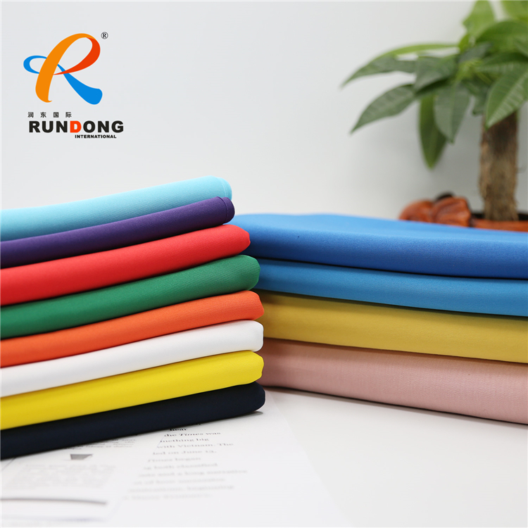 Shandong rundong textile 8020 polyester cotton healthy fabric for school uniform