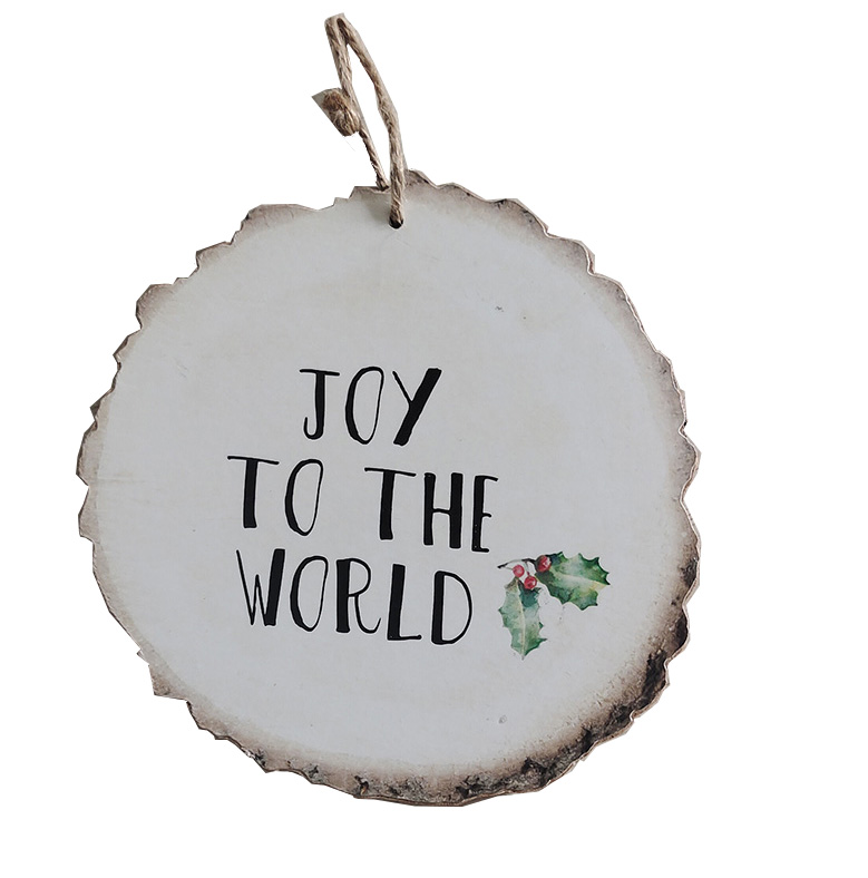 Wood hanging sign
