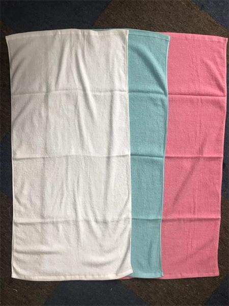 Cotton terry bath towel