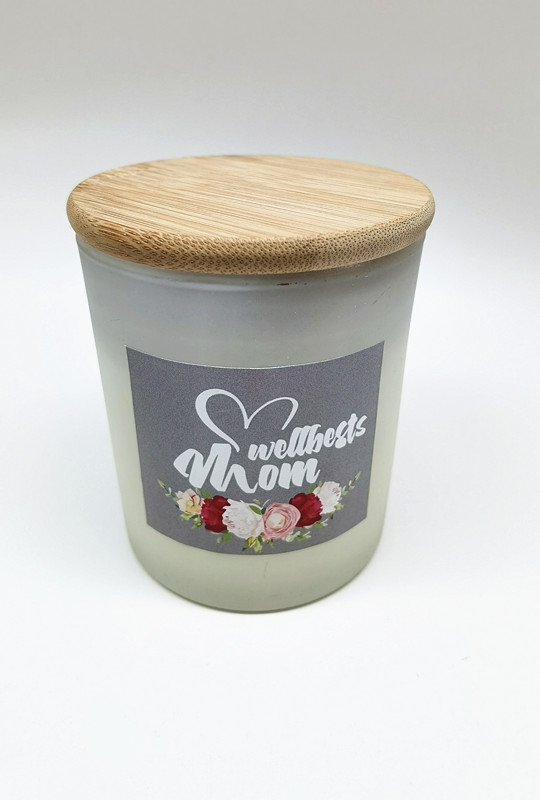 Candles, glass candle, gift candle,glass candle with bamboo lid