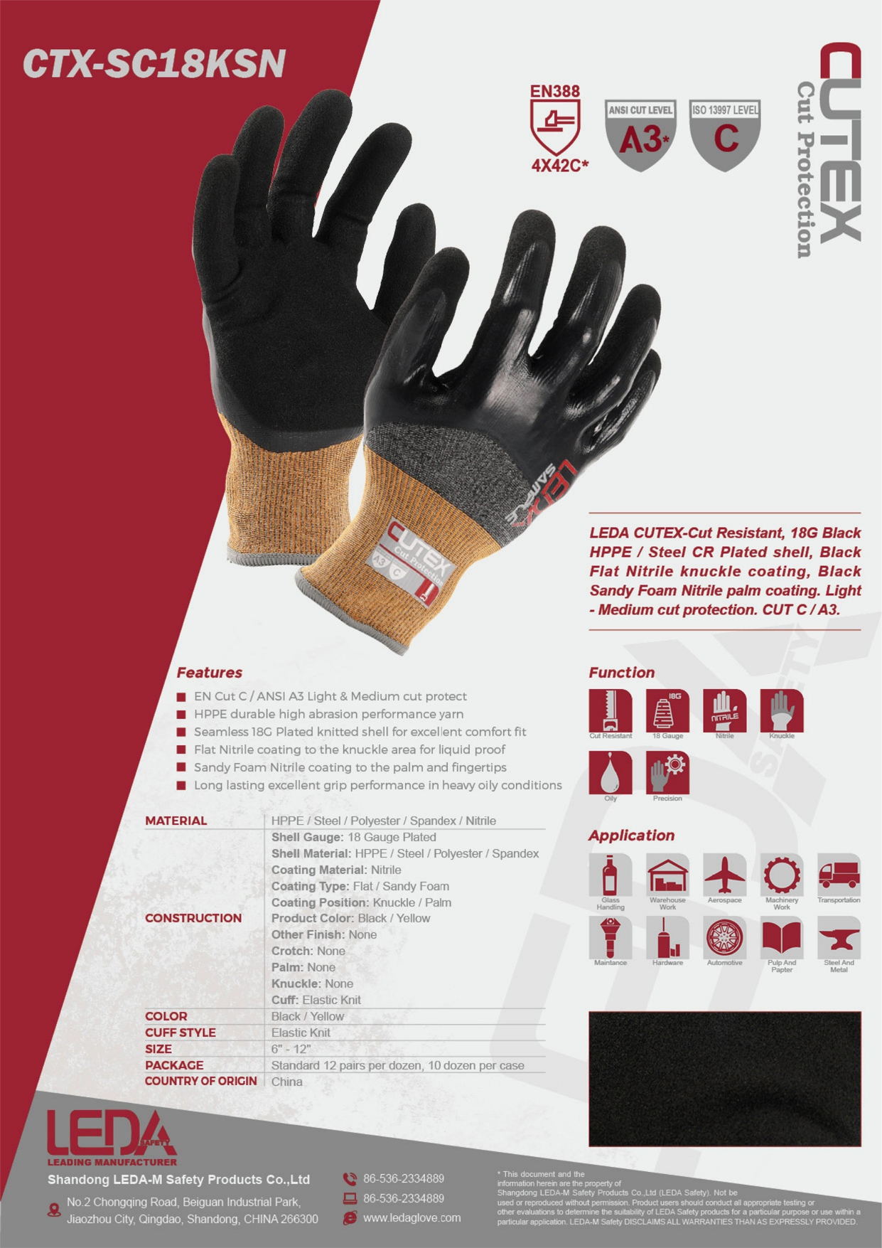 SHANDONG LEDA-M SAFETY PRODUCTS CO.,LTD – tuerca hexagonal 3