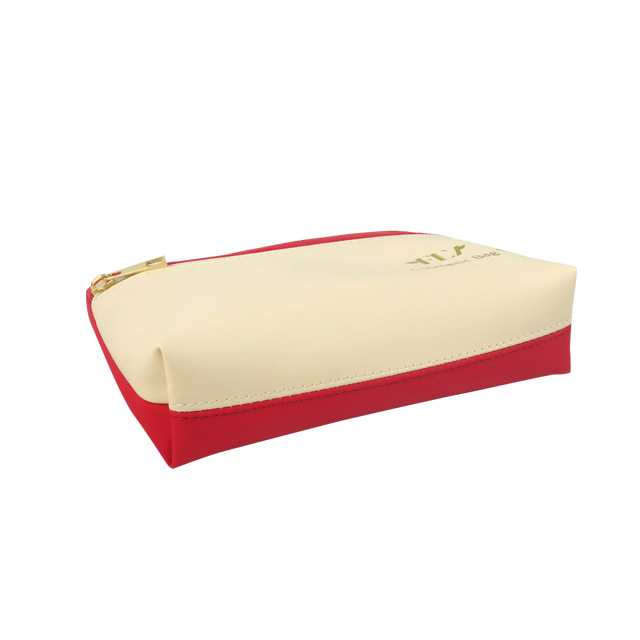 Two Color PU Fashion cosmetic bag