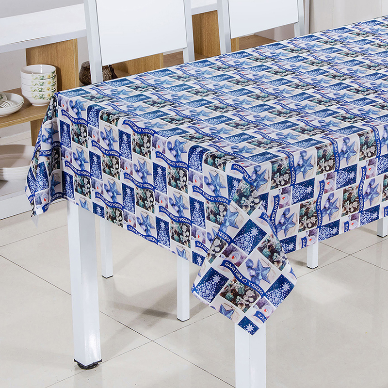 Christmas Table Cloth with backing
