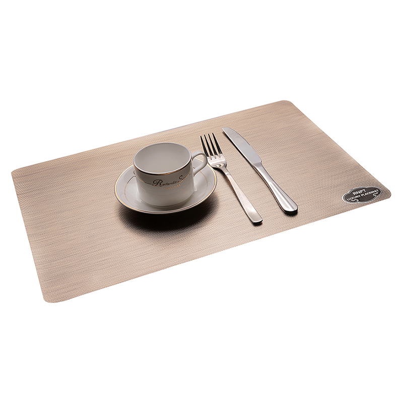 Brushed Metallic Placemat.