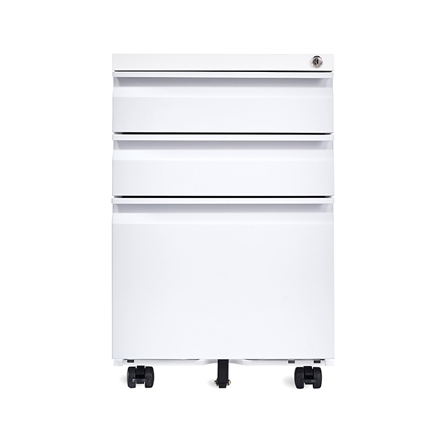 factory sale office furniture white mobile movement small lockable mini filling cabinet