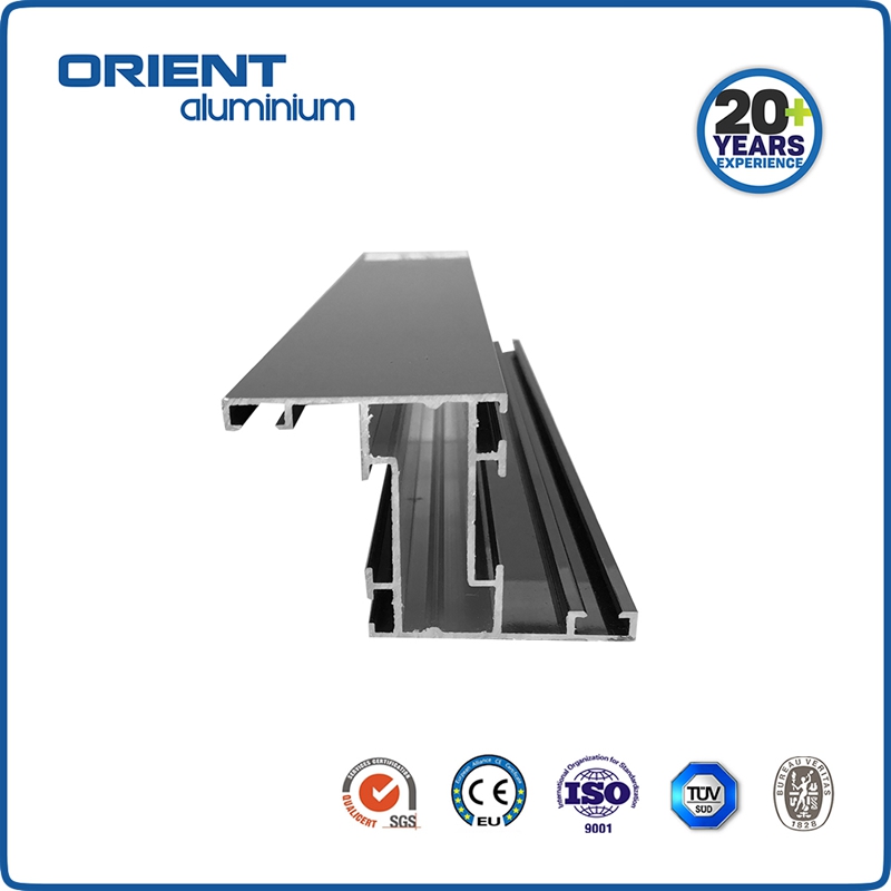 Extruded aluminum profile building material window sections weifang supplier