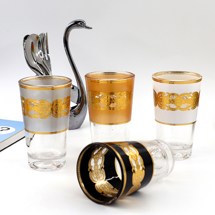 Hot Sale Coffee Tea Water Decorative Glass Mug Glass Cup For Tea and Coffee