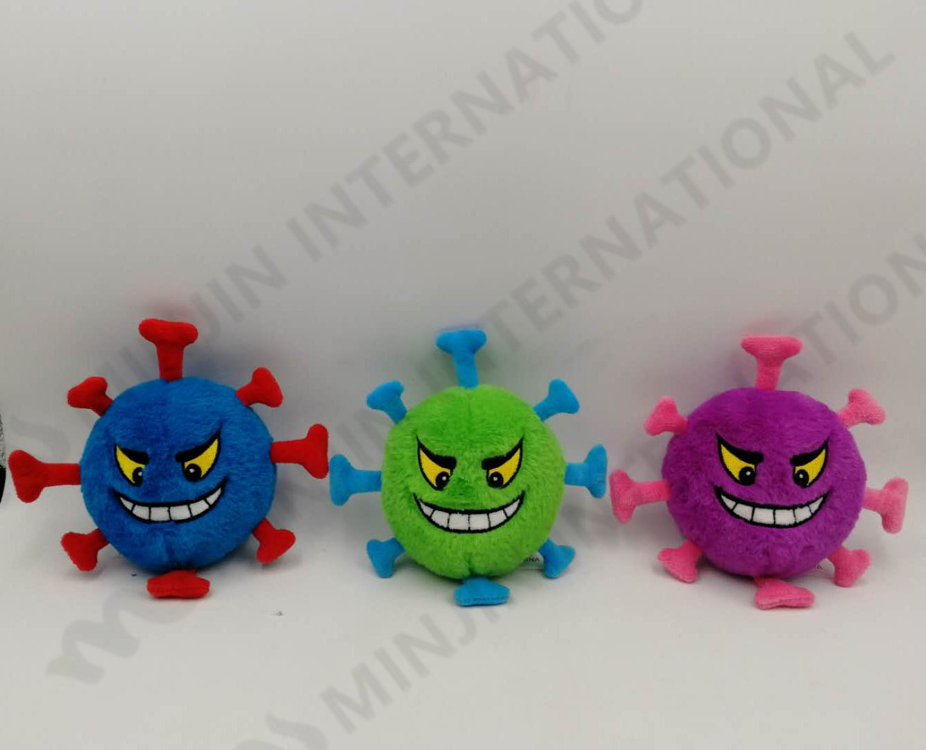Custom fashion hot sale High quality soft stuffed plush toy coronavirus