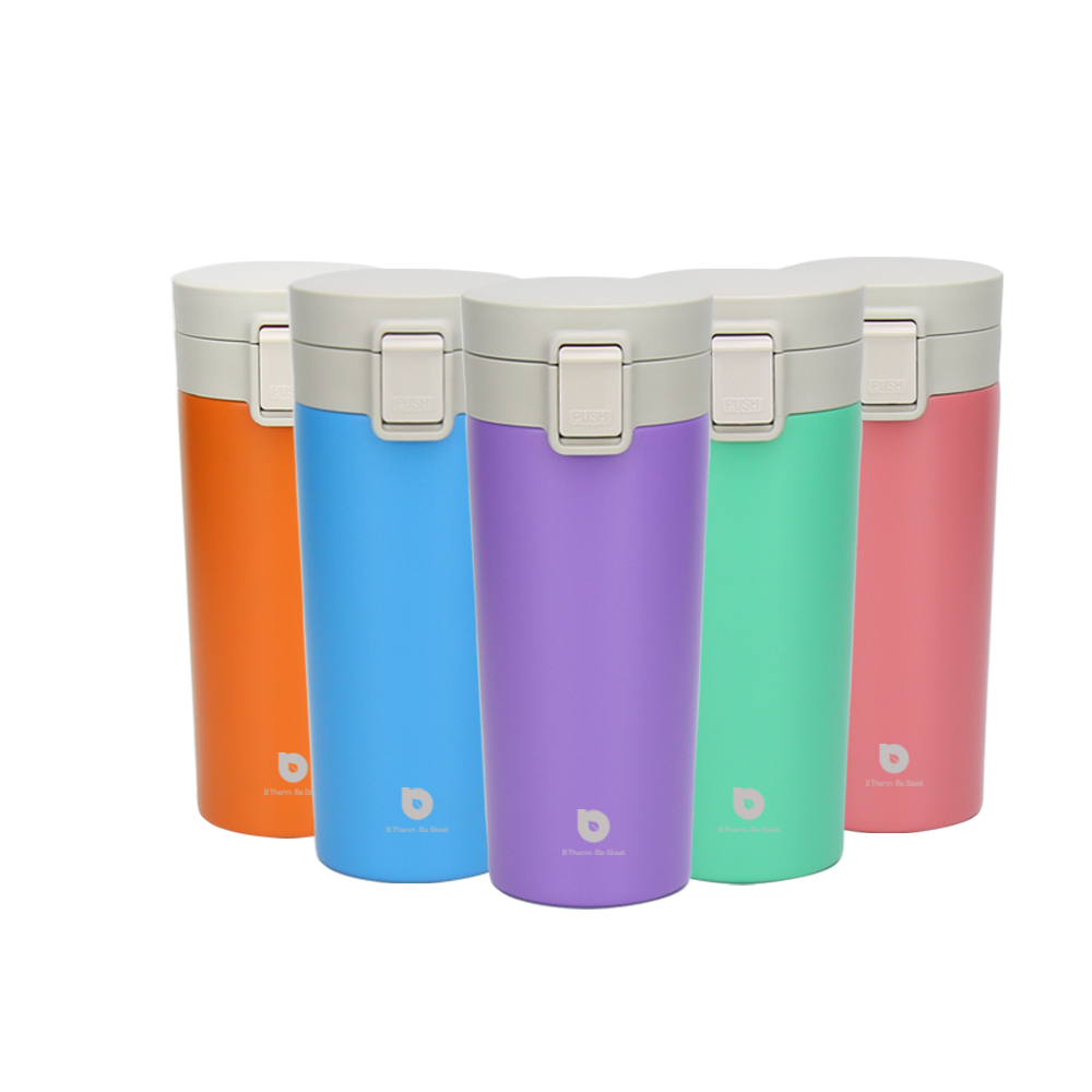 AAAAA Stainless steel Vacuum Insulated Tumbler Coffee Travel Mug with flip top Lid 400 ml 14 oz