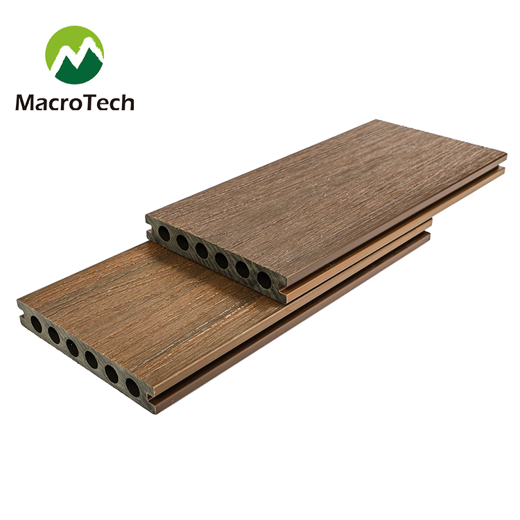 145x22.5mm UV-proof and scratch-resistant outdoor plastic wood decorative board composite environmentally friendly teak-ipe wood floor