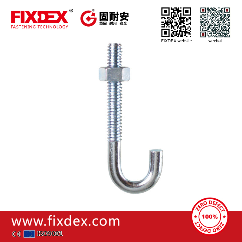 Galvanized j bolts