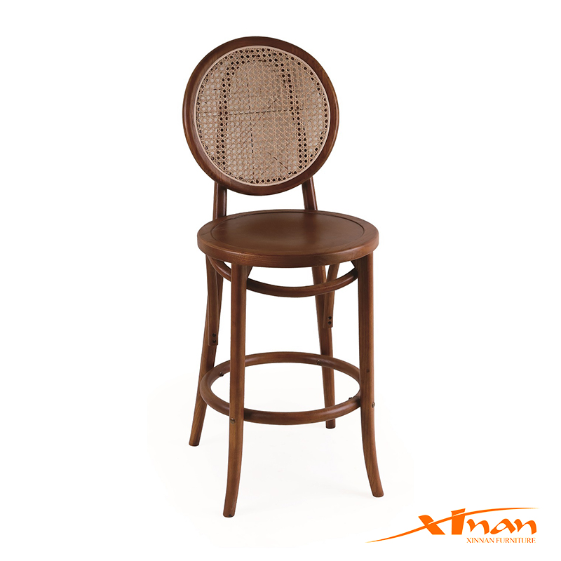 Wooden barstool