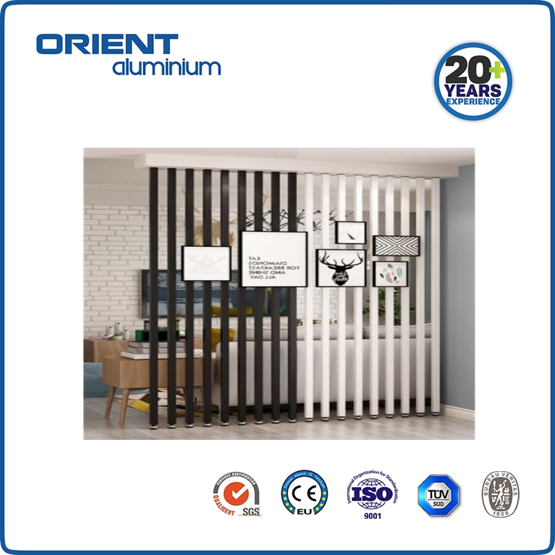 Aluminum room partition/clever living room divider