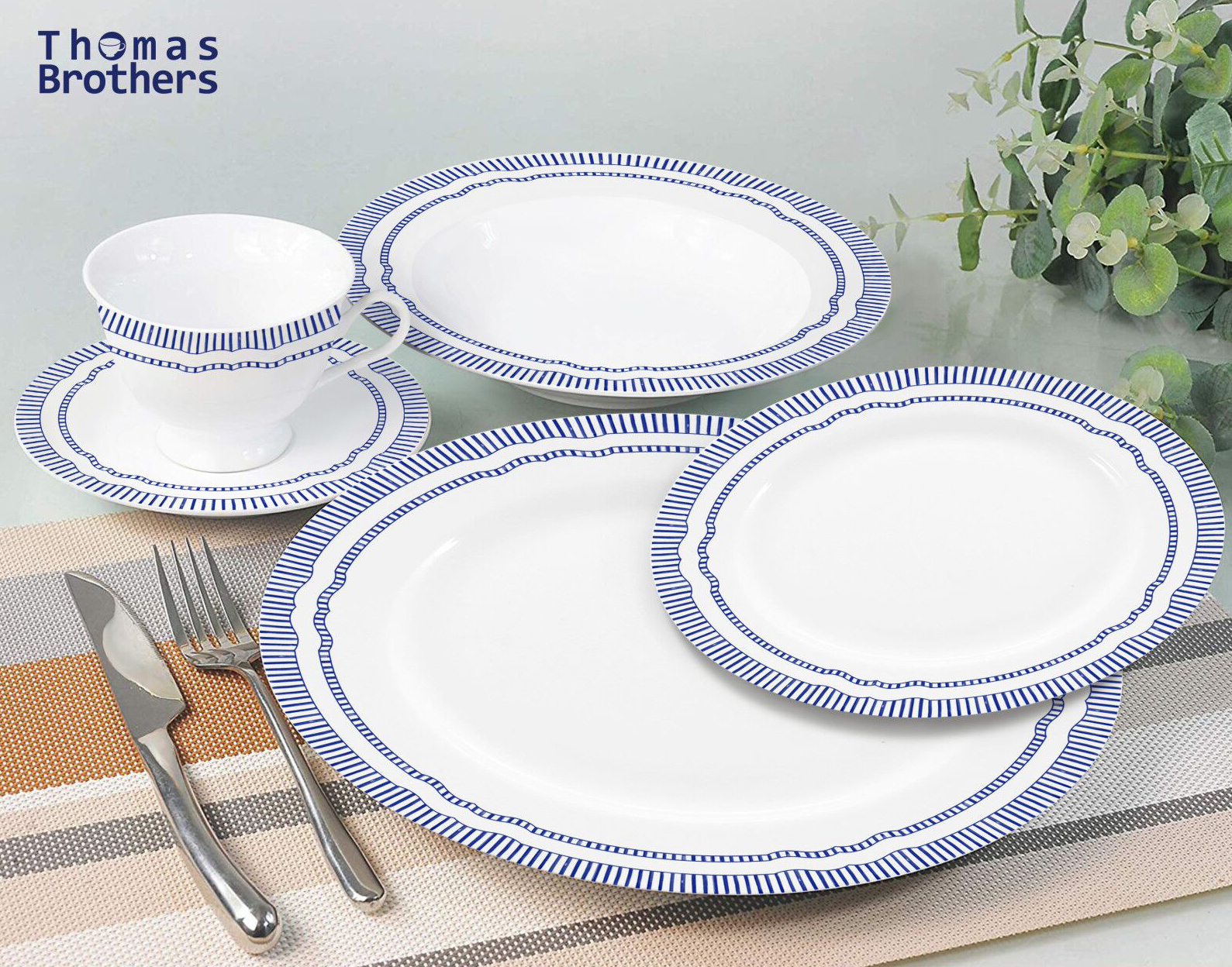 superwhite newbonechina dinnerset