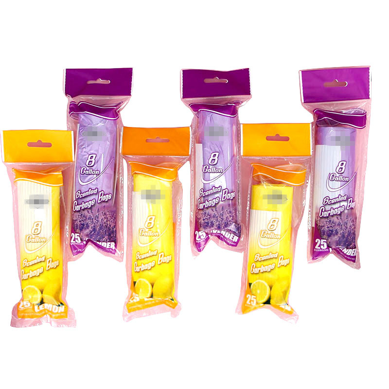 scented star-sealed garbage bags on roll