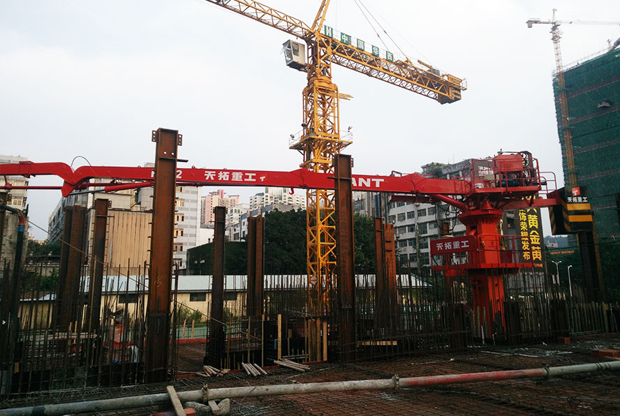 hydraulic concrete placing boom 21m