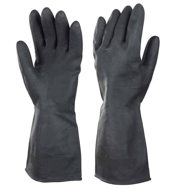 Xingli Sunbrand black diamond grip light industrial latex gloves