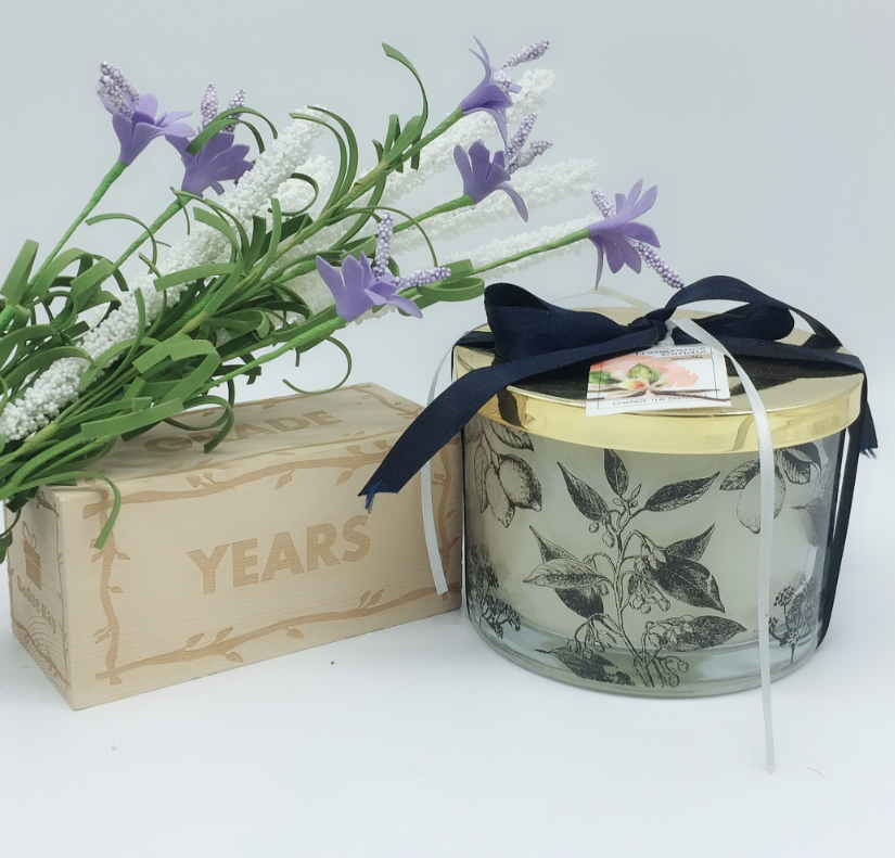 Large 3 Wicks Triple Wick Luxury Customized Scented Candles Handmade Aromatherapy Soy Wax Luxury