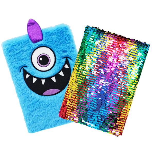 Sequin/Plush Notebook