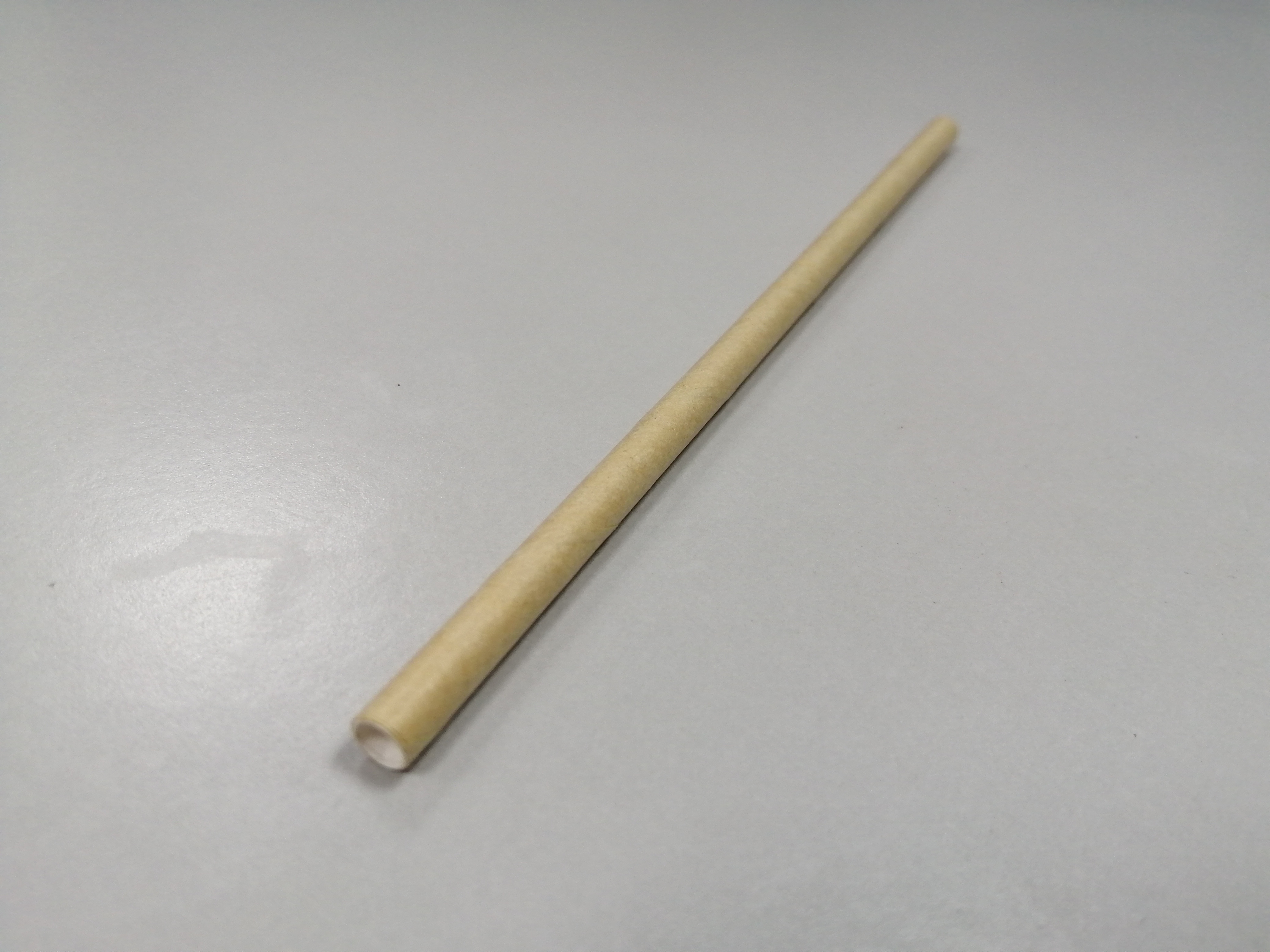 Disposable full biodegradable paper straw