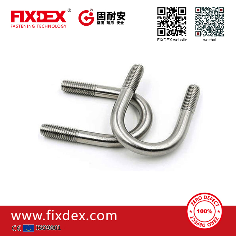 zinc plated u bolt Professional dimensiones u-shaped bolt