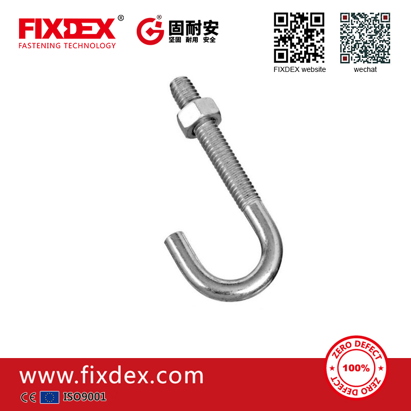 J type anchor bolt