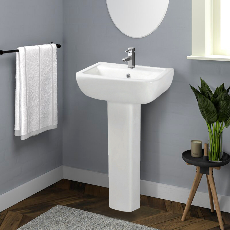 Modern Ceramic lavabo pedestal basin