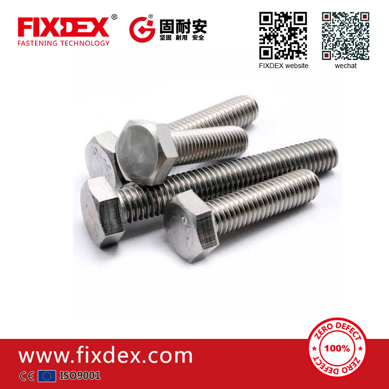Bolts and nuts stainless steel hex