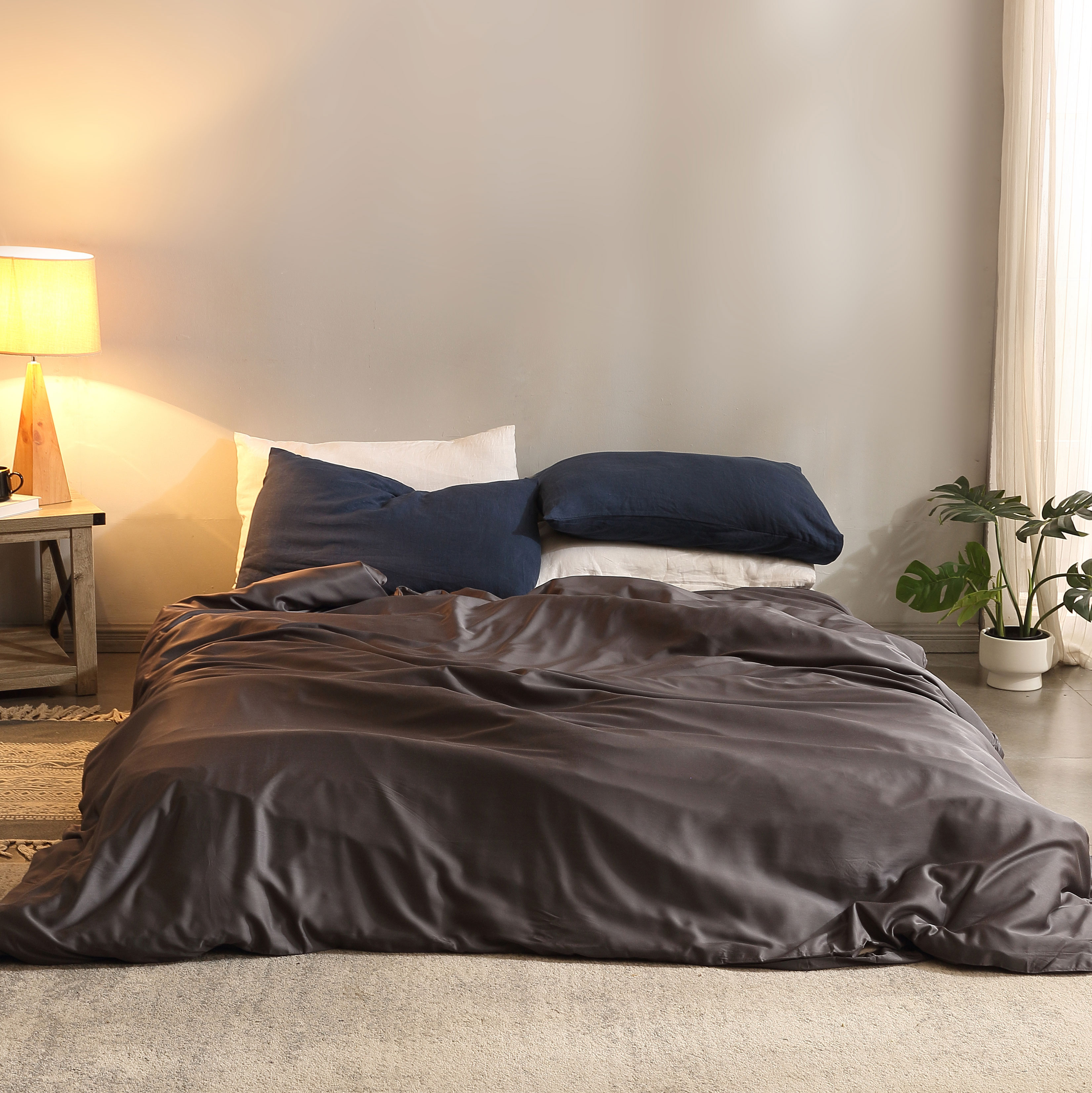 A better luxury option silky Tencel lyocell duvet cover tencel lyocell 60s bedding set