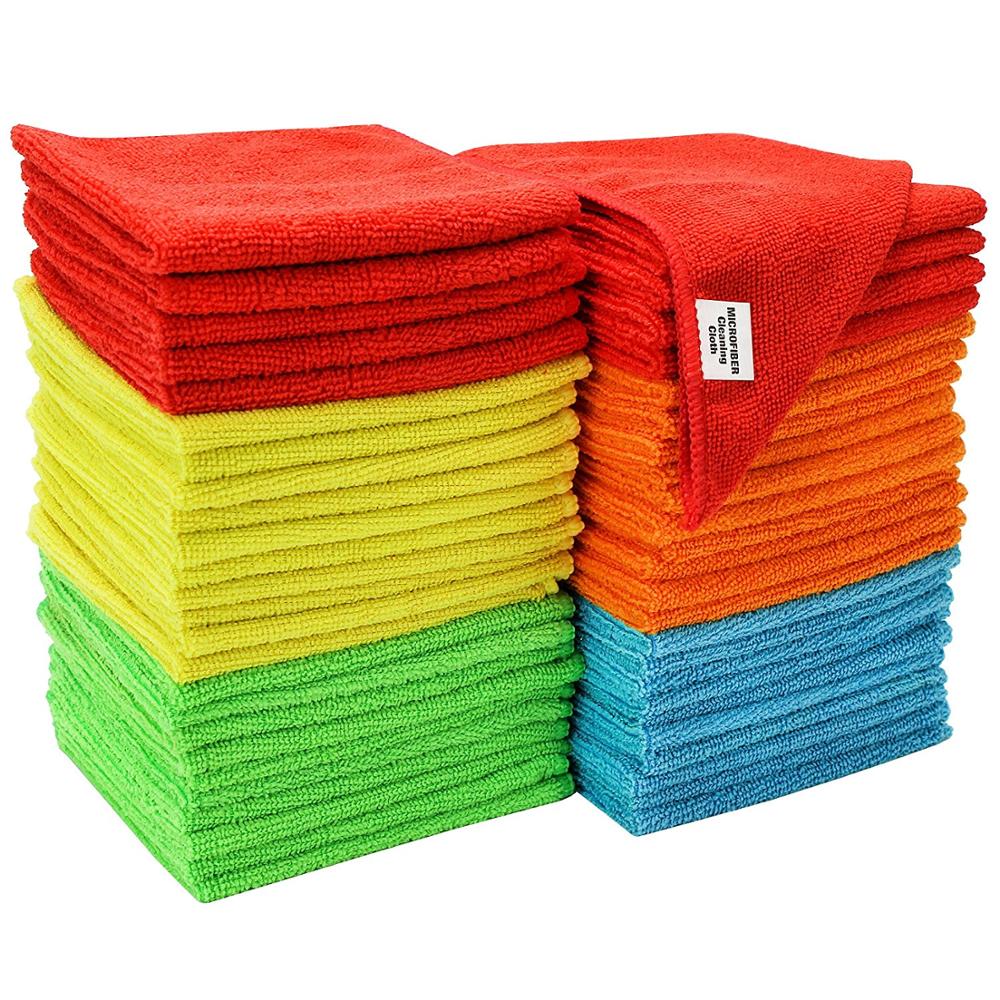 Wanpu wholesale Custom super Car Microfiber wash cleaning glass cloth 30*40CM