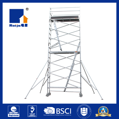 Single Width Scaffolding With Inclined Ladder