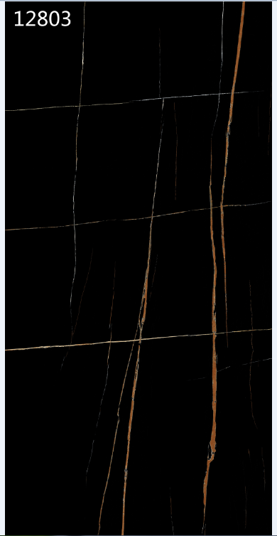 Polished glazed porcelain tiles