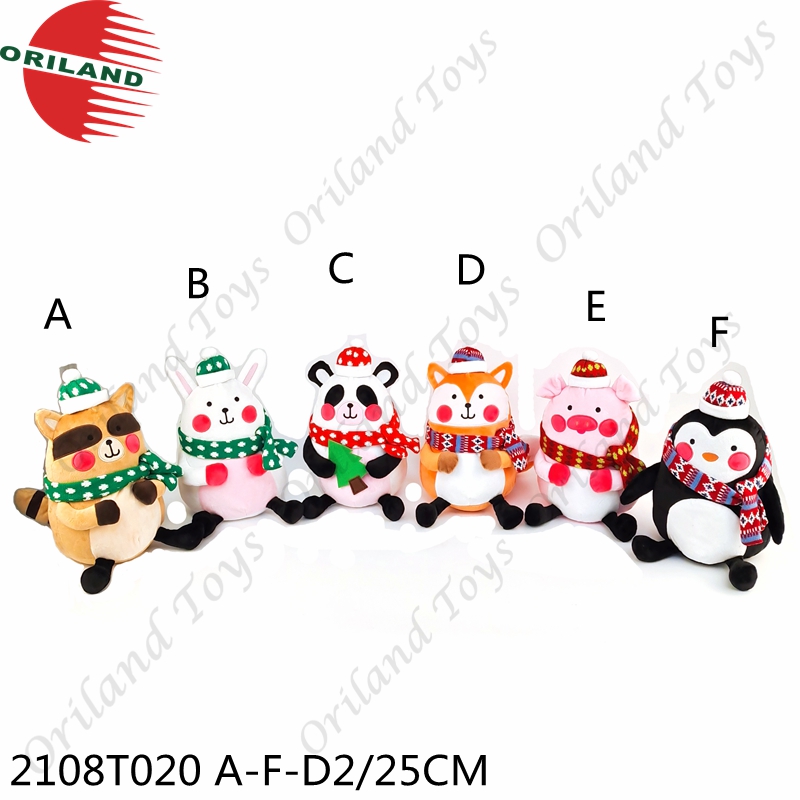 Eco-freindly hot plush toy cute cartoon christmas stuffed gifts plush toy