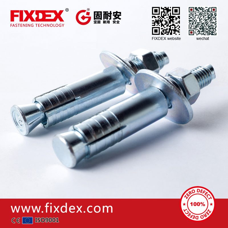 China Factory Carbon steel Elevator Expansion Anchor Bolt with Washer and Nut