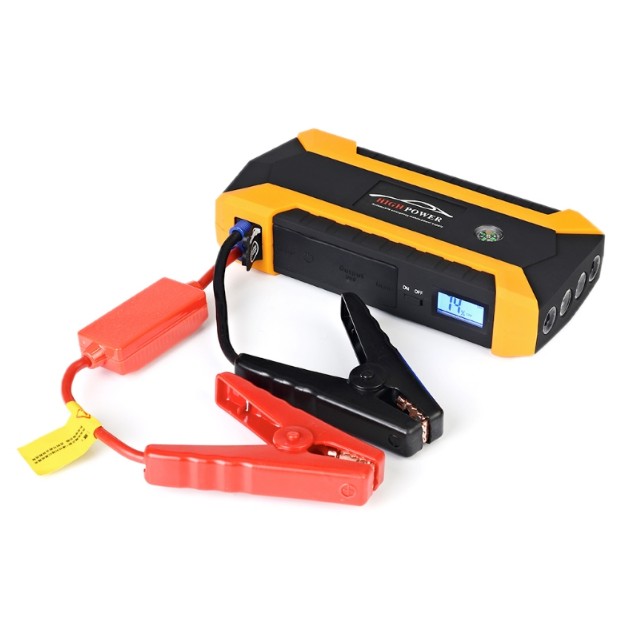 10000mAh 4 USB Portable Car Jump Starter Pack Booster Charger Battery Power Bank