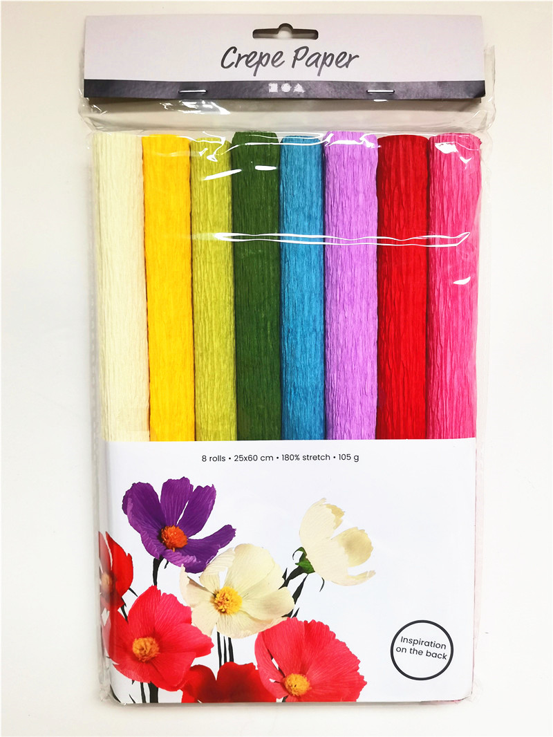 Flower Crepe Paper Color Crepe Paper Kit